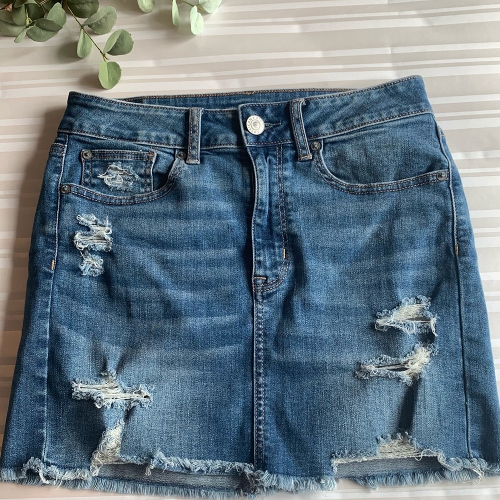 American Eagle Jean Skirt size 6